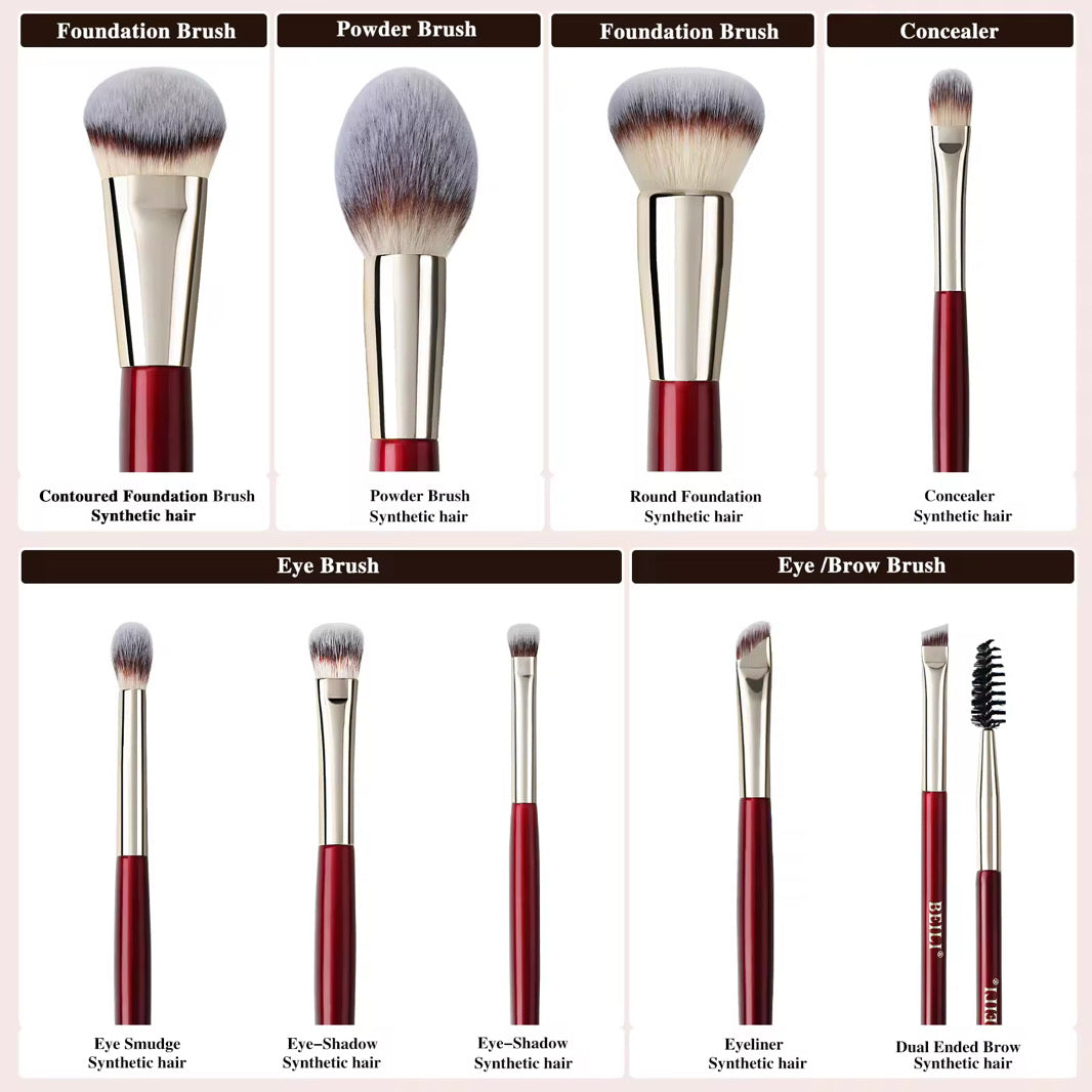 MAR'F BEAUTY MAKEUP BRUSHES SET