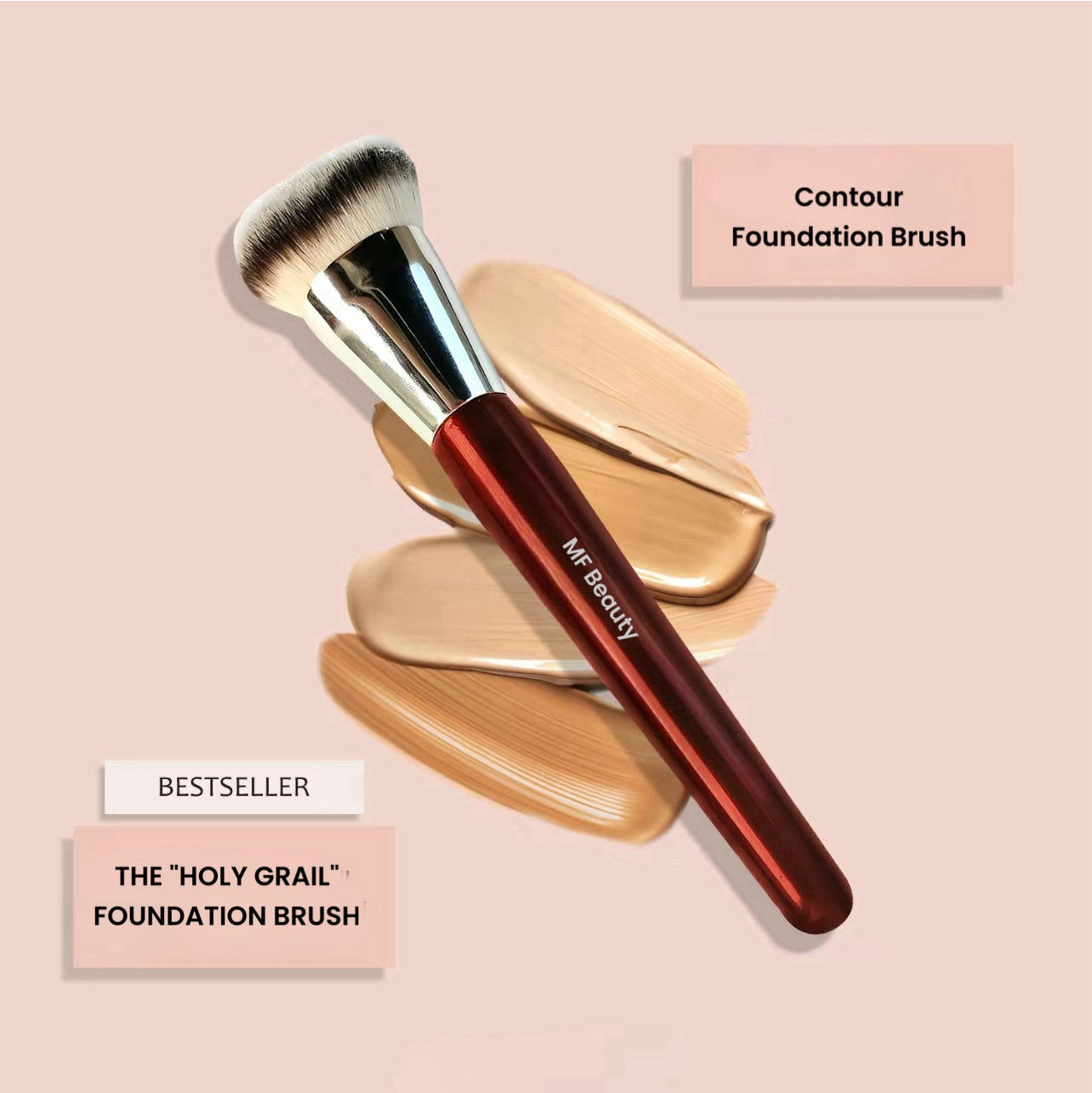 MAR'F Beauty Foundation/Concealer/ Blush Brush