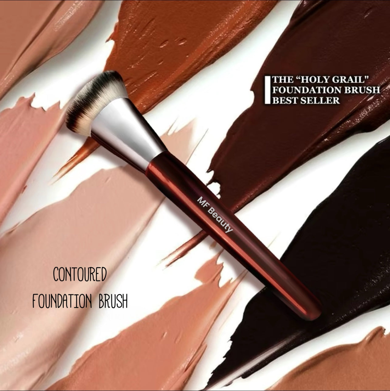 MAR'F Beauty Foundation/Concealer/ Blush Brush