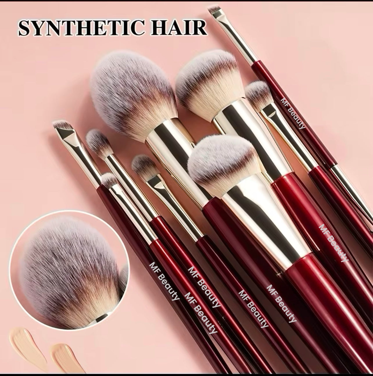 MAR'F BEAUTY MAKEUP BRUSHES SET