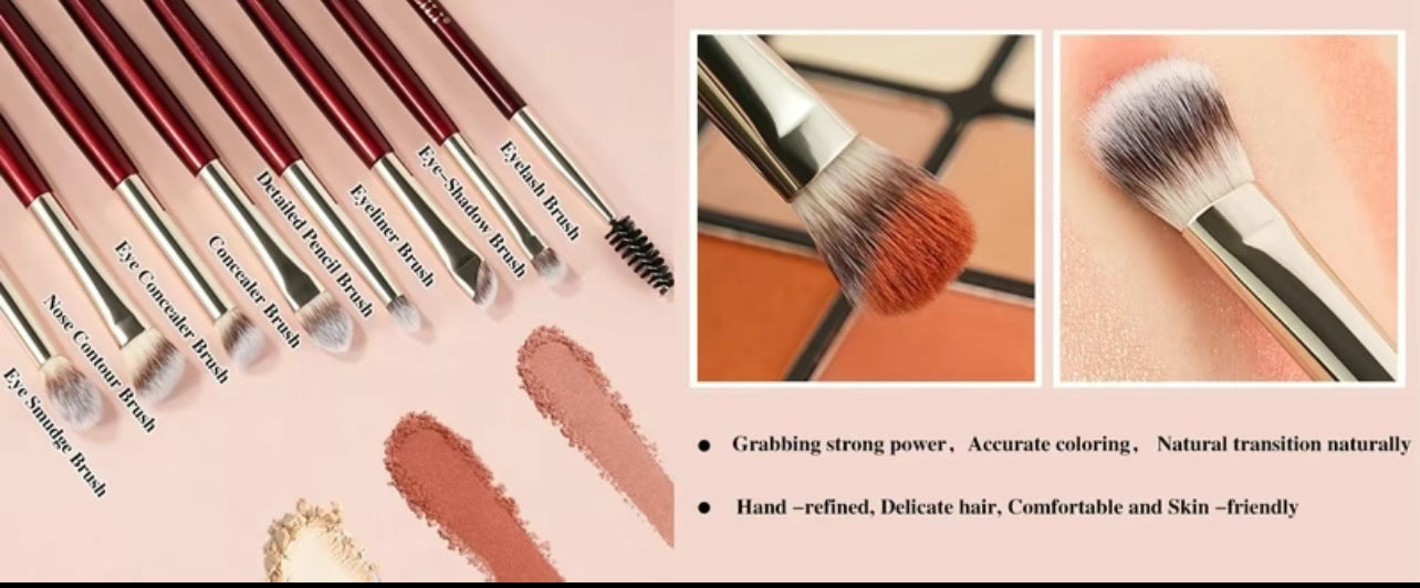 MAR'F BEAUTY MAKEUP BRUSHES SET
